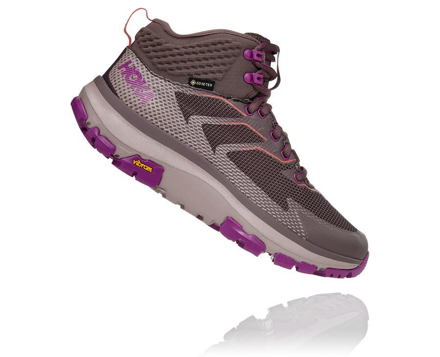 Hoka One One Toa Gore-Tex Vandringsskor Dam - Lila - MXWVT-3821